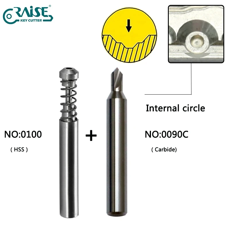 Mul T Lock Milling Cutter Copy MUL-T-LOCK Keys for Manual Key Duplicating Machine Locksmith Tools - view 2