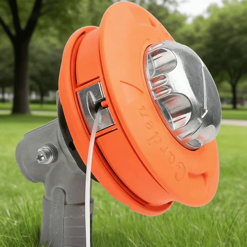 Automatic Grass Trimmer Head for Garden Machinery Brush Cutter, Universal Fit String Trimmer Replacement Bump Head