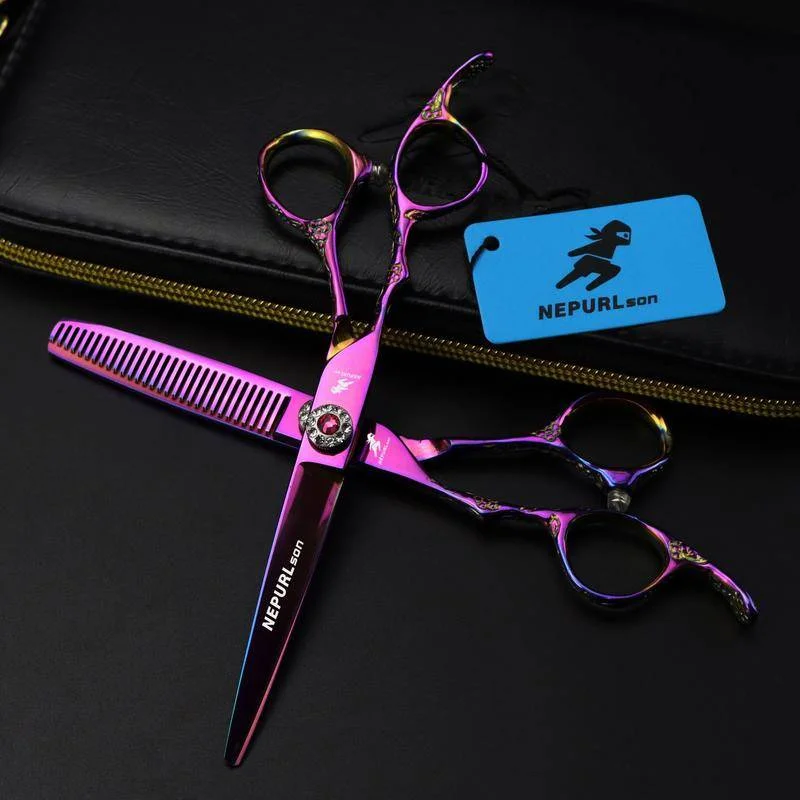 

6inch Hairdressing Scissors Hair Scissor Left Hand Thinning Scissor Sharp Barber Haircut Hair Cutting Shears