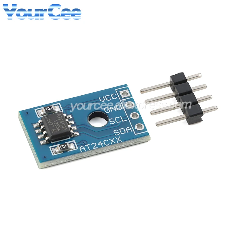 5pcs/1pc EEPROM Memory Module AT24C02 AT24C04 AT24C08 AT24C16 AT24C32 AT24C64 AT24C128 AT24C256 I2C IIC interface for arduino