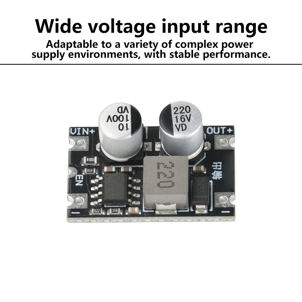 DC 6~80V bis 3,3/5/12V 1,2A Step-Down geregeltes Modul Hocheffiziente Konvertierung Stromversorgungsplatine mit geringer Welligkeit