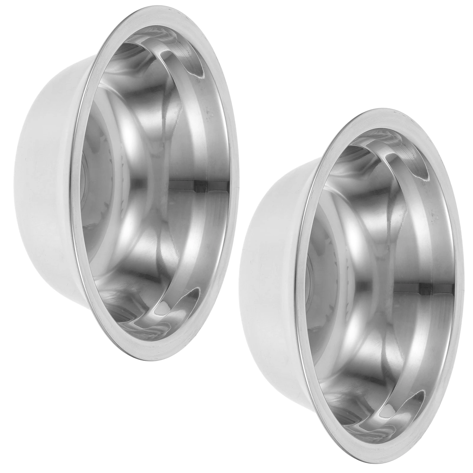 

2 Pcs Stainless Steel Soup Bowl Mixing Bowls Cooking Round Basin Metal Kitchen Salad Prep Bowls Longlasting Easy Clean Storage