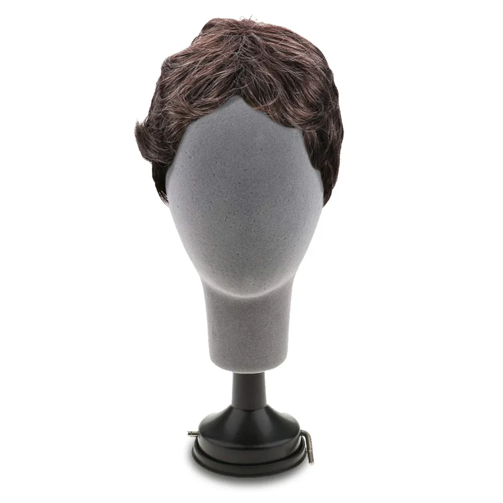 Practical Flocking Foam Head Model Wigs Hat Glasses Display Stand Holder Rack Male Female Mannequin Head Model Photograph Props