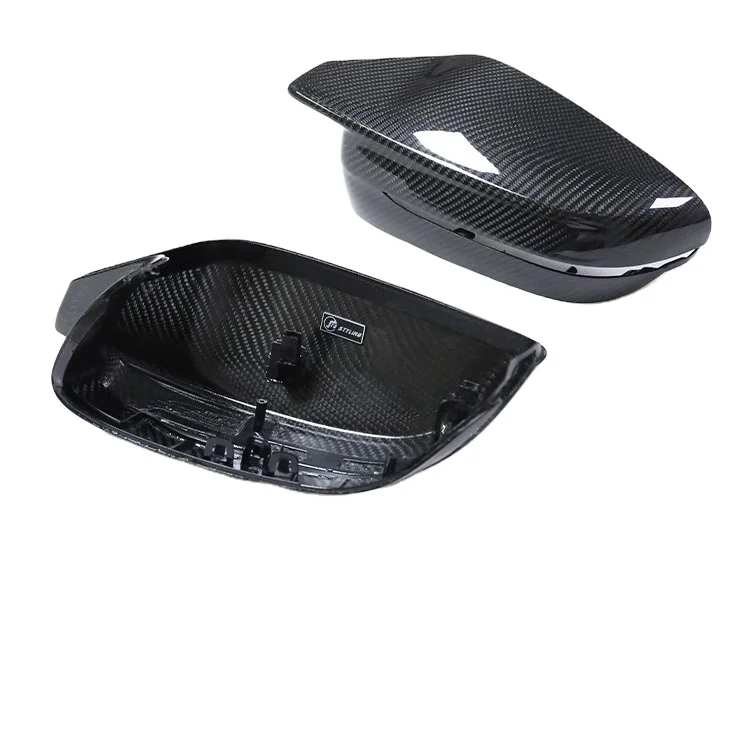 

For New G80M3 G82M4 Side Mirror Dry Carbon Fiber Rearview Mirror Housing with Cover Replacement