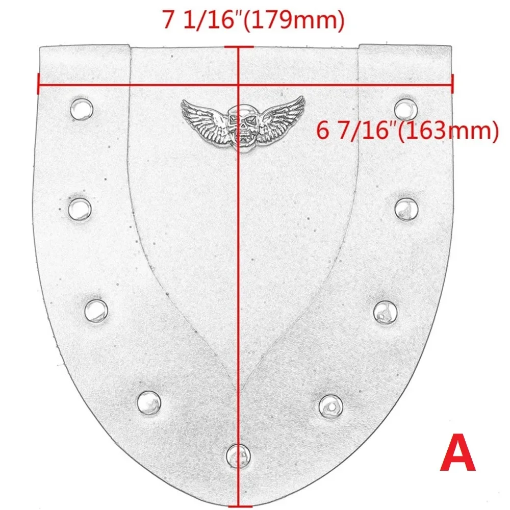 Motorcycle Universal Tassesl Skull Front Fender Flap Mudguard Modifed Cover For Harley Sportster Iron XL 883 1200 Softail Dyna