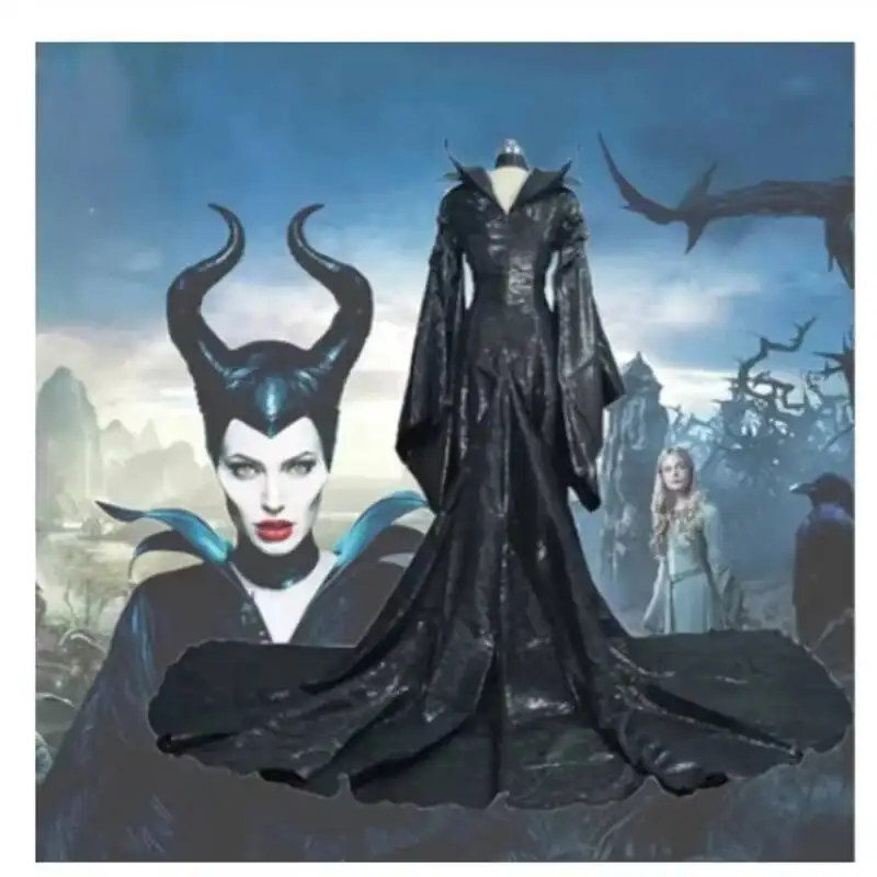 

Adult Malefincent Evil Queen Ladies Fancy Dress Women Halloween Party Cosplay Costume Hat