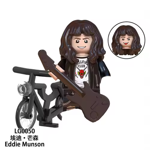The Terrible Movie Upside Down Dustin Mike Lucas Will Eleven Model Building Blocks Enlighten Action Figure Toys For Children - Image 26