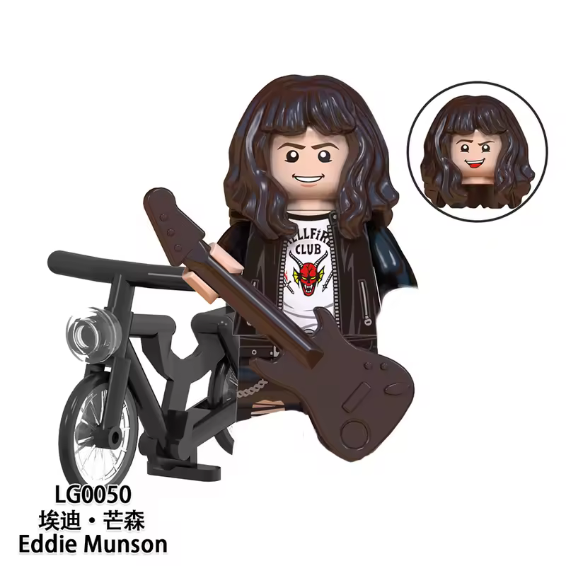 The Terrible Movie Upside Down Dustin Mike Lucas Will Eleven Model Building Blocks Enlighten Action Figure Toys For Children - Image 26