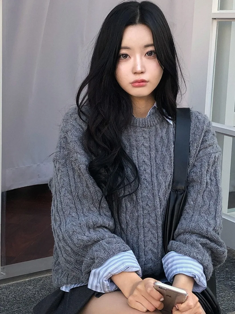 

Sweet Striped irt Chic Vintage Turn-down Collar Single-button Women's Top Ele Sweeti Sle Spring 2025 Chinese Origin