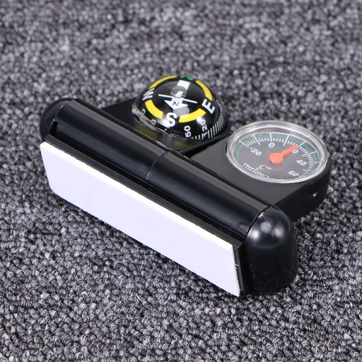 Dashboard Compass Thermometer Idirectional Design Instant Data Reliable Readout for Car Travel Auto Compass