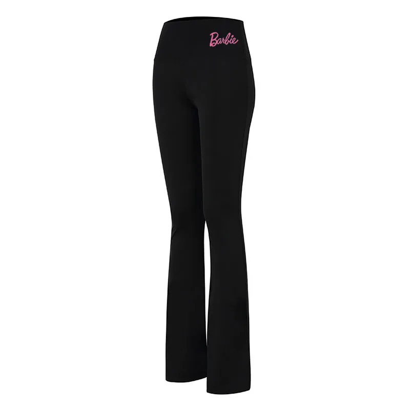 European American high-waisted sexy Barbie yoga fitness bell-bottom pants for women butt-lifting sports butt-beautifying pants