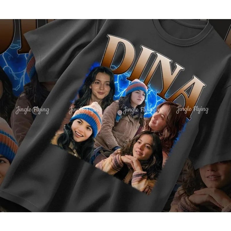 Dina Vintage camiseta Isabela Merced Bootleg inspirado camiseta gráfica moda serie de televisión Fans Merch regalo para mujer y hombre