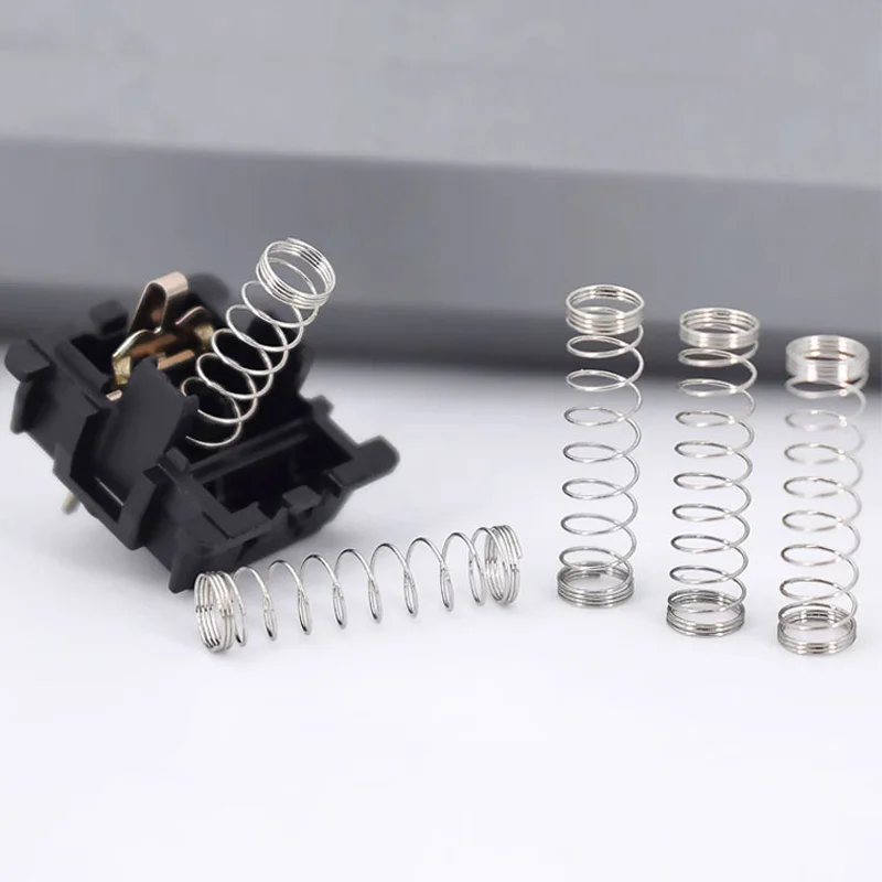 110pcs Switch Spring Custom Mechanical Keyboard Accessories Replacement Spring Extension Spring 16mm 40G 45G 50G 55G 60G 65G 80G