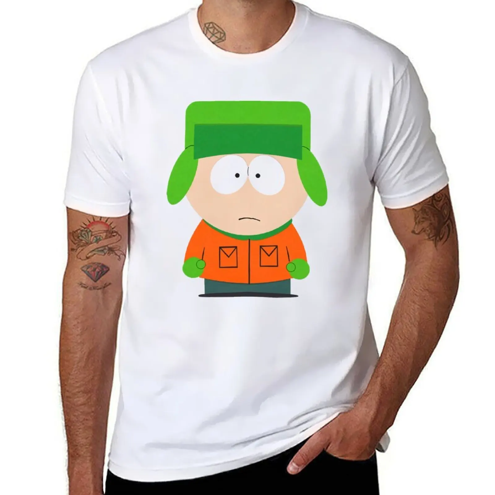 

Black Unique Kyle Broflovski South Park T-Shirt cotton t shirts high quality t shirt personalised T-Shirt