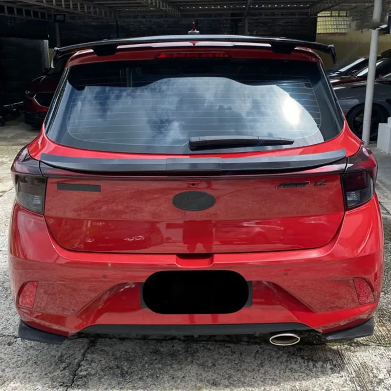 For Hyundai Grand i10/HB20 2013-2025 Year Roof Spoiler WINGS ABS Material Rear Tail Lip Accessories Body Kit