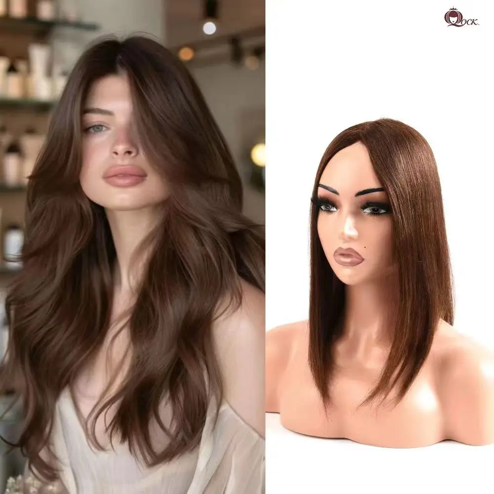 ock-5x6-inch-women's-100-human-hair-crown-hair-topper-thinning-hair-replacement-piece-trim-ready-specialized-for-hair-loss