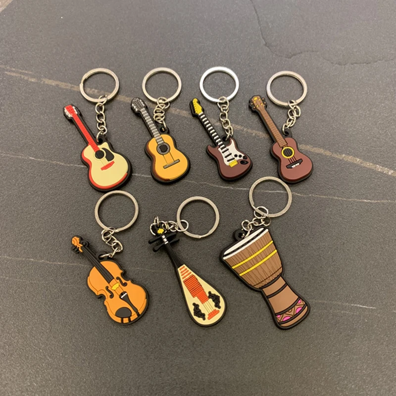 Брелок-для-музыкальных-инструментов-Мягкая-резина-из-ПВХ-гитара-саксофон-фортепиано-брелок-для-унисекс-сумка-подвеска-автомобильный-брелок-для-ключей-подарок-для-меломана