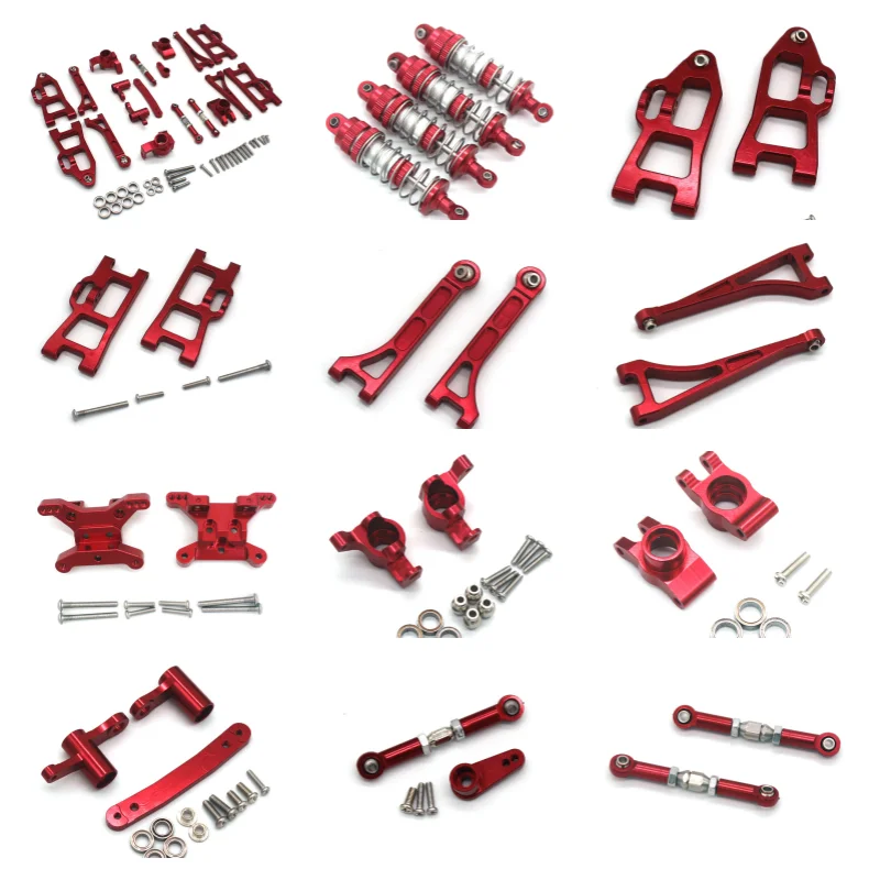 Metal SCY 16101 16102 16103 16104 16106 16201 RC 1/16 Remote Control Car JJRC C8805 Swing Arm Assembly Red Parts
