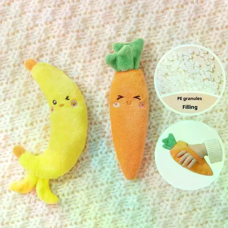 1/2 pçs bebê brinquedo calmante boneca de frutas de pelúcia infantil anti startle sleep aid segurando anel recém-nascido conforto brinquedo