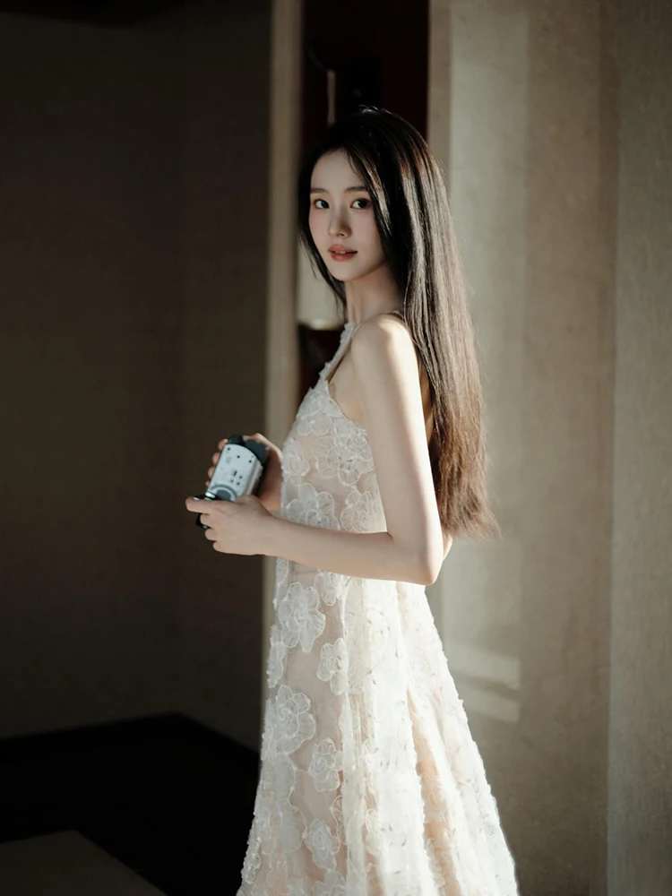 

Elegant Long Evening Gown Women's New 2026 High-End Luxury Birthday Party Engagement Elegant Floor-Length Dress