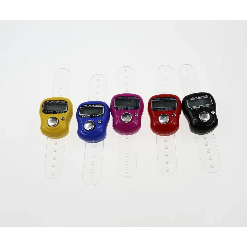 100pcs mini Ring shape Finger Counter LCD Electronic Digital Tally Counter Free Shpping