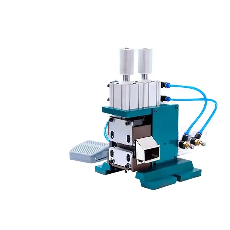 3F 110V 220V Cable Stripping Machine Pneumatic Stripping Twisting Machine Small Sheath Wire Vertical Core Wire Stripping Machine