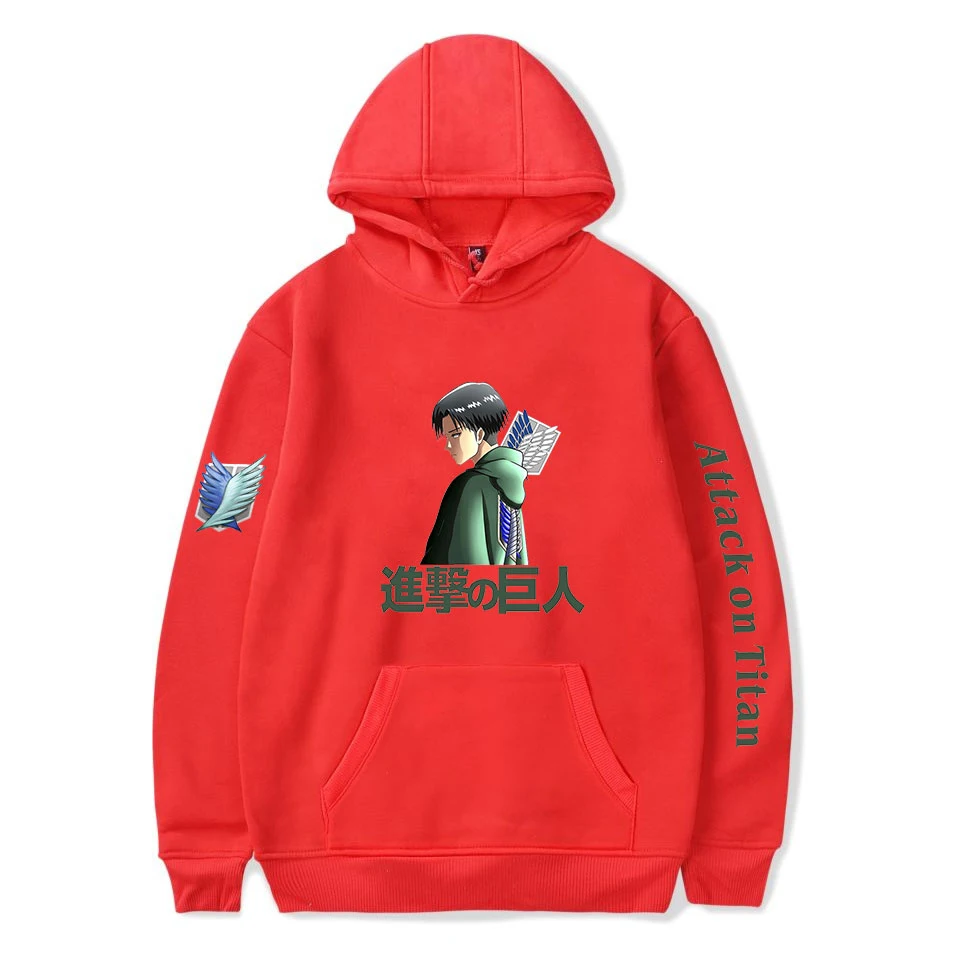 

Attack on Titan Cartoon Print Hoodies Sweatshirts Men Women Fashion Casual Hoodie Korean Autumn Warm Loose Female Pullovers Full