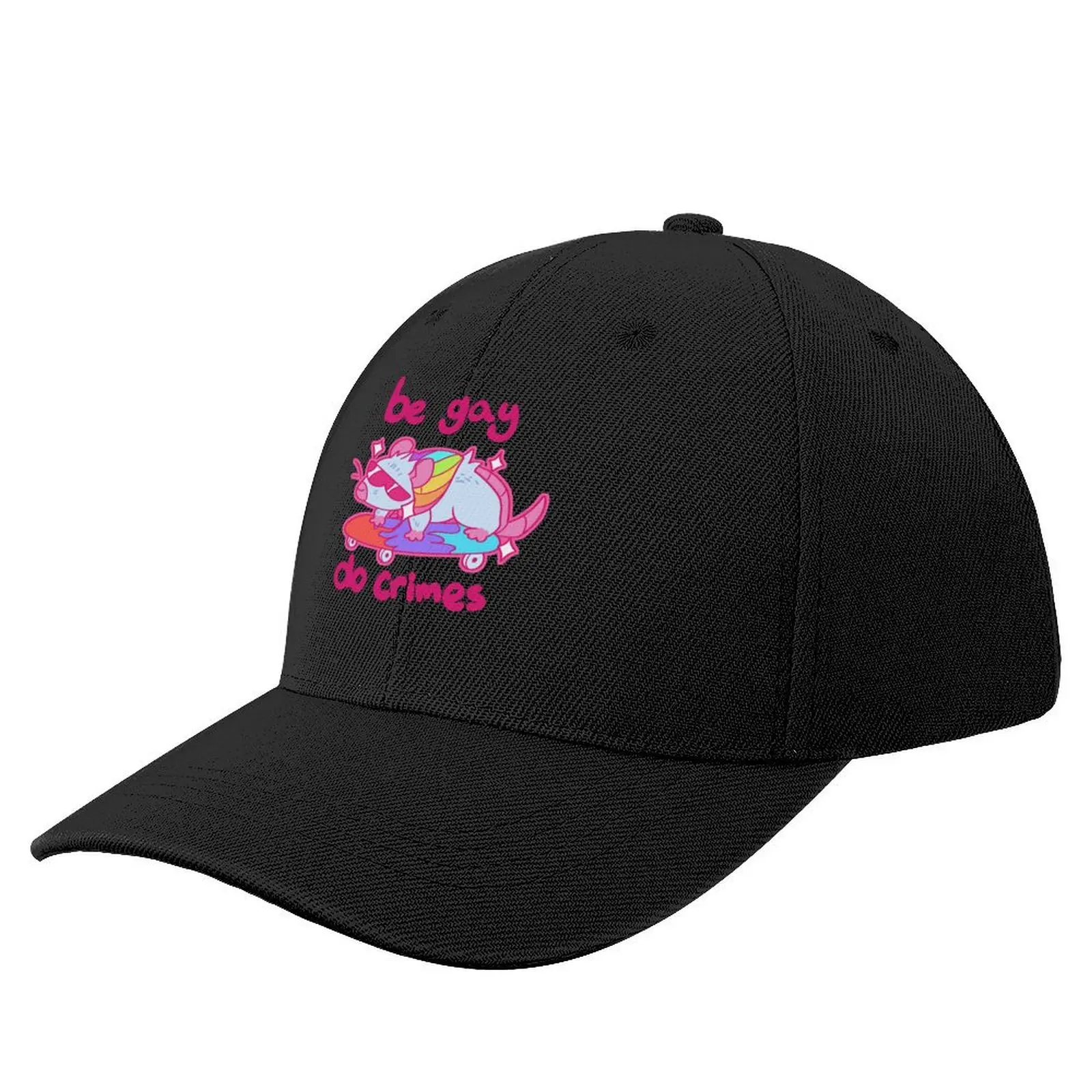 

be gay do crimes possum Baseball Cap foam party Hat Golf Hat Man Military Tactical Cap Golf Hat Woman Men's