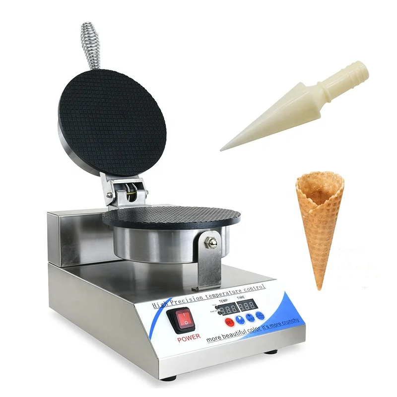 Commercial Digital Waffle Cone Making Machine Electrical Ice Cream Cone Maker Machine