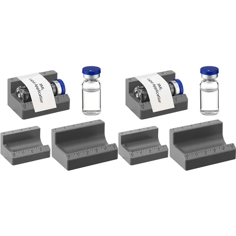 【HOT SELLING PRODUCTS】4 Pcs Vial Label Applicator 3Ml And 10Ml Bottle Labeling Application Tool For Small Essential Oils Contain
