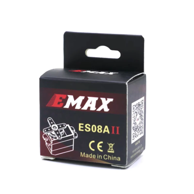 EMAX ES08A II 9g Micro Servo Kunststoff Getriebe Analog Mini Servo 1,8 kg/Sek für RC Modelle Starrflügel 3D Flugzeug Ersatz DIY Teile