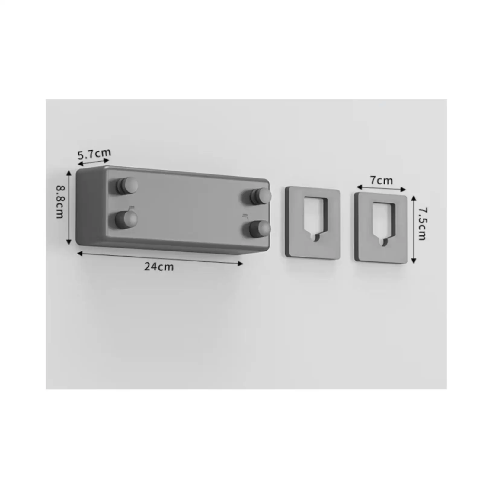 Wall Mounted Retractable Clothesline Two Line 304 Stainless Steel Laundry Drying Solution for Apartments Rvs Compact Living