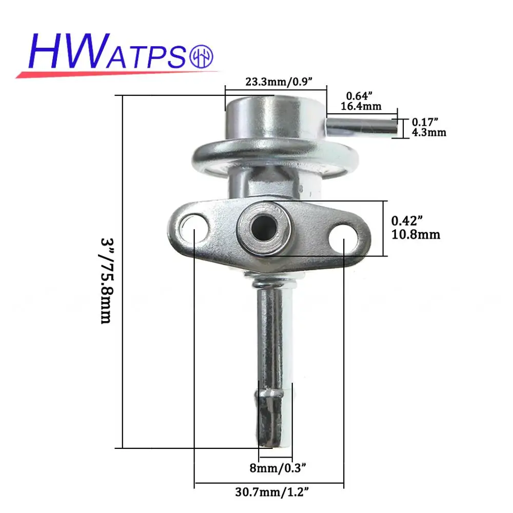 HWATPS For Nissan Patrol Y61 GU 4.5L Petrol TB45E 1997-2001 Fuel Injection Pressure Regulator 22670VB000 22670 VB000 22670-VB000