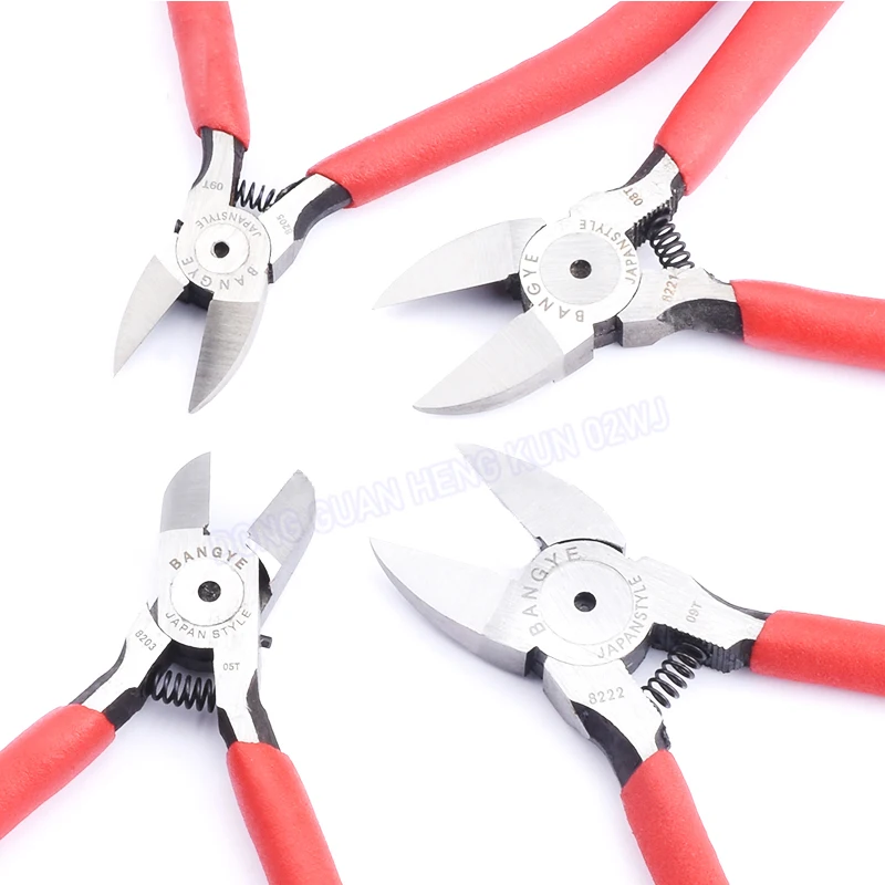 Stainless Steel Pointed Nose Pliers 170 Electronic Scissors Industrial Slant Nose Pliers Water Nose Pliers DIY Plastic Pliers