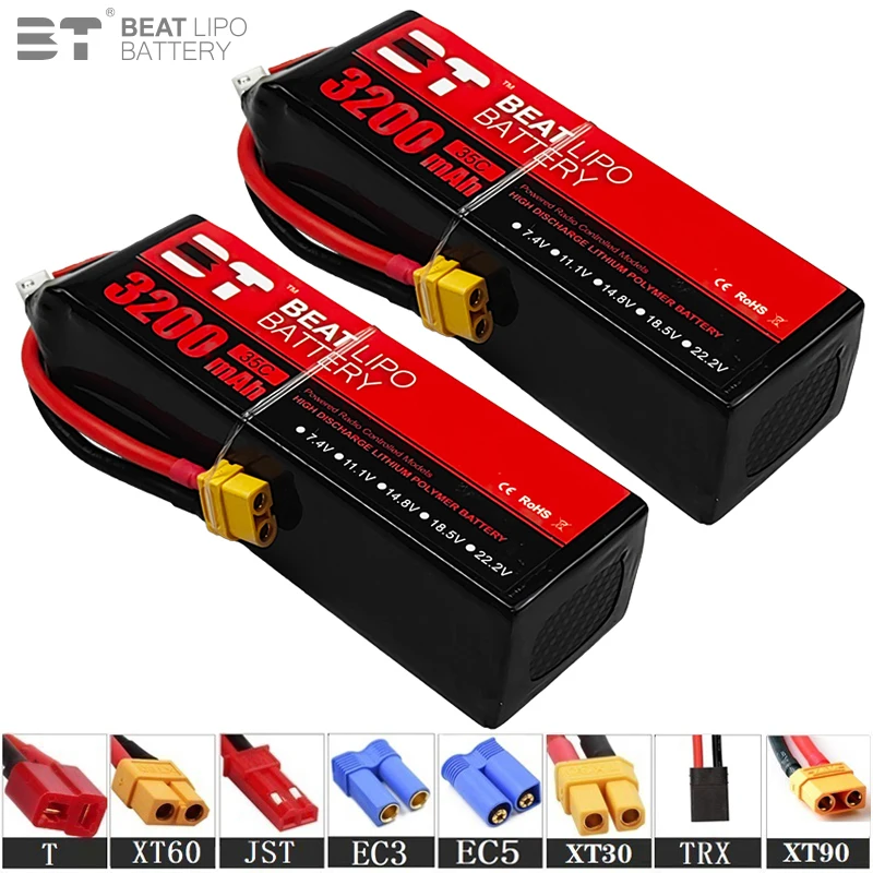 NEW 22.2V 3200mAh 35C LiPo Battery For RC Quadcopter Helicopter FPV Racing Drone Spare Parts 6s Rechargeable Battery