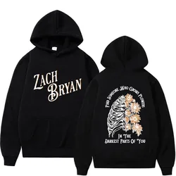 2024 Fashion Cross border Amazon Europe and America Zach Bryan Rap Singer Printed Men's and Women's Hooded Sweatshirt