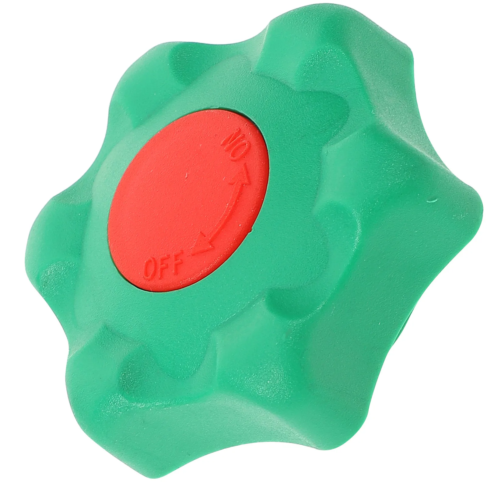 Rotating Handle Valve Faucet Replacement Green ABS 6x6 Gate Handwheel for Hose Bibs Pipelines Stop Valves Water Control Stable