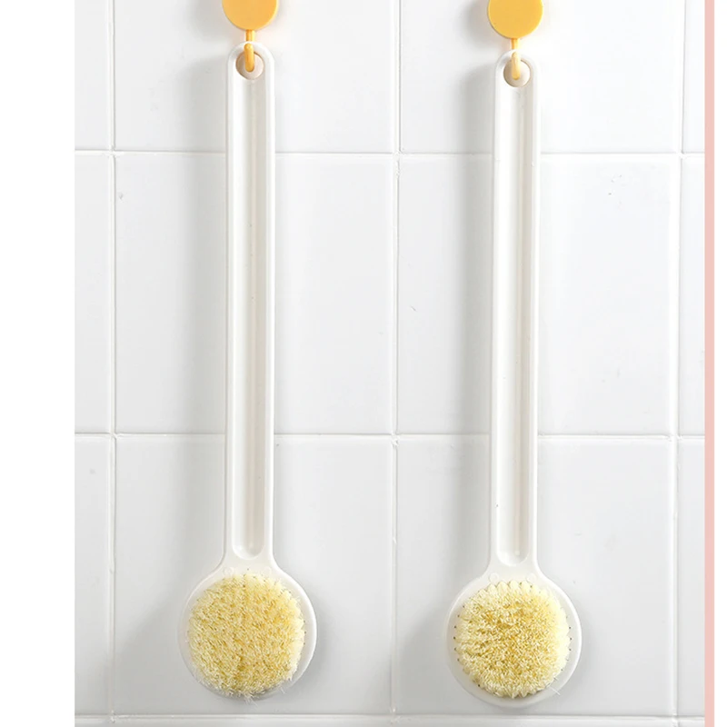 Long Handle Back Brush for Shower Soft Bristles Body Exfoliating Bath Brush Skin Health Shower Back Scrubber Bath Supplies