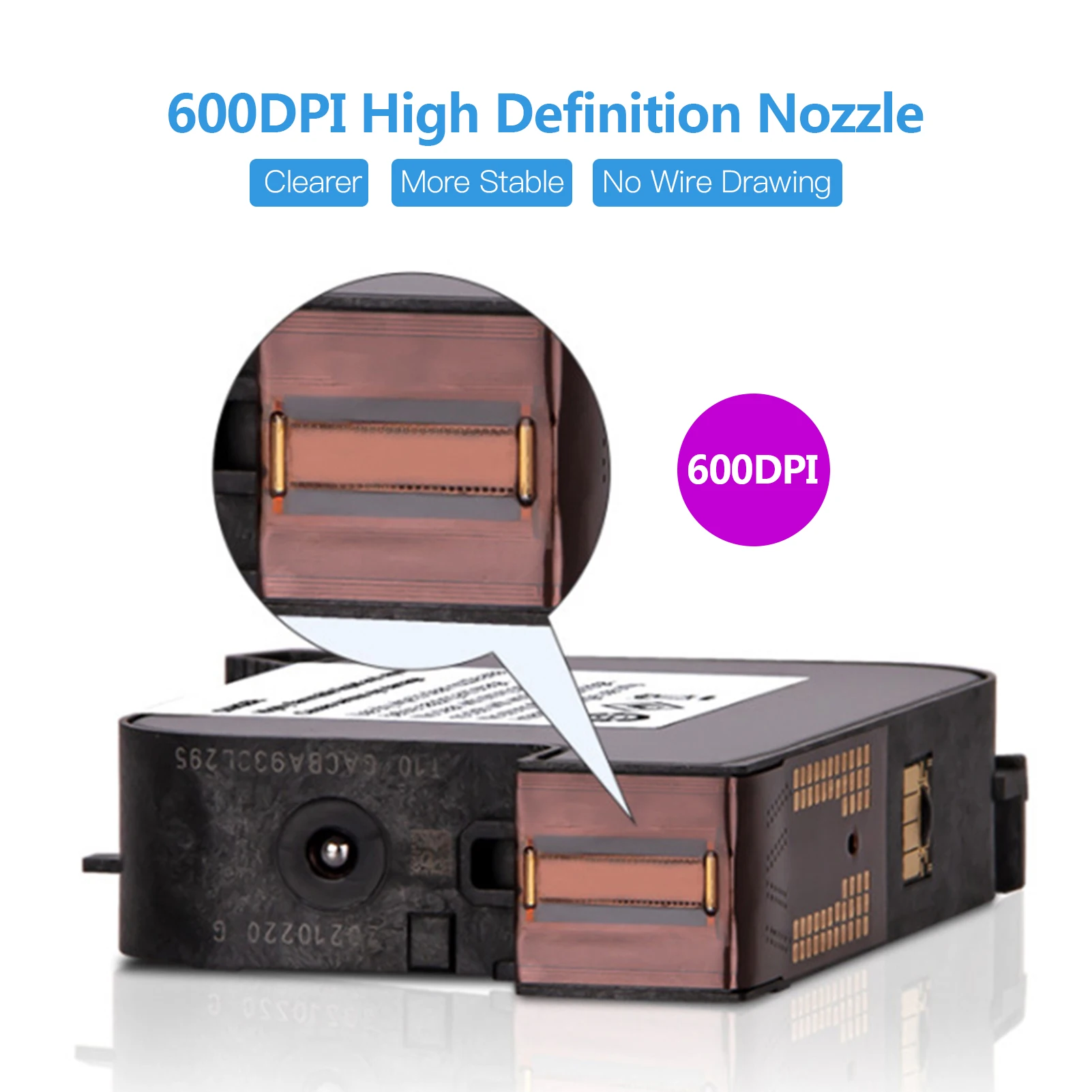 【3180K】Ink Cartridge Quick-Drying Ink Cartridge Replacement Quick-Drying 45ml for MX3 M10 D10 Handheld Inkjet Printer