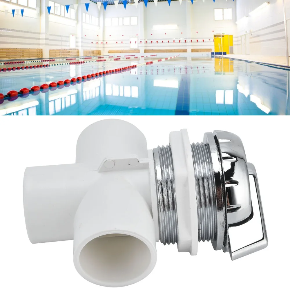 Practical Three Port Design Water Diverter Valve Massage Outlet Compatible Pool Diverter Valve Bathtub Converter Bathtub Use