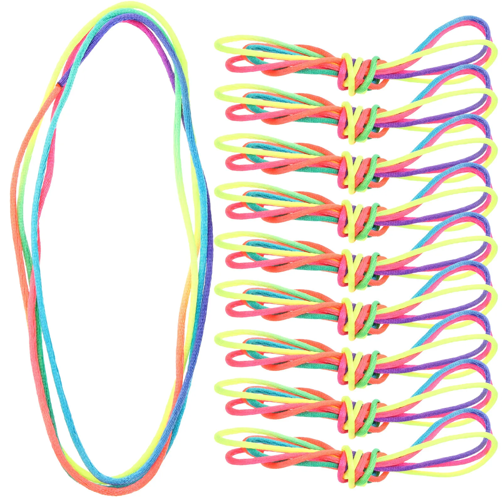 

Набор из 20 мягких эластичных радужных интерактивных игрушек-верёвочек для пальцев, развивающих гибкость рук, для совместных игр родителей и детей, сенсорные, разноцветные