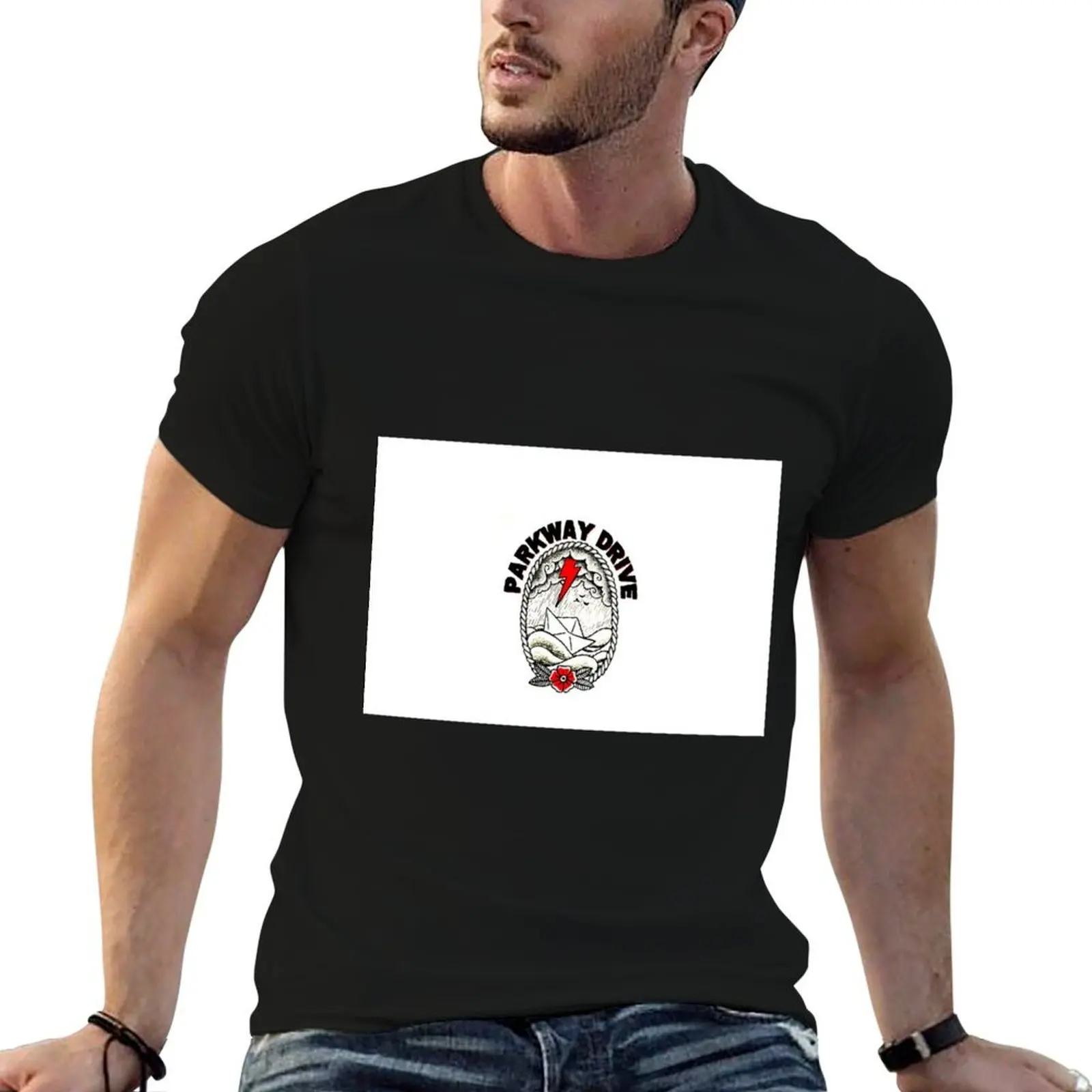 parkway drive band fan art T-Shirt Man t-shirt graphic t shirt vintage mens graphic t-shirts hip hop