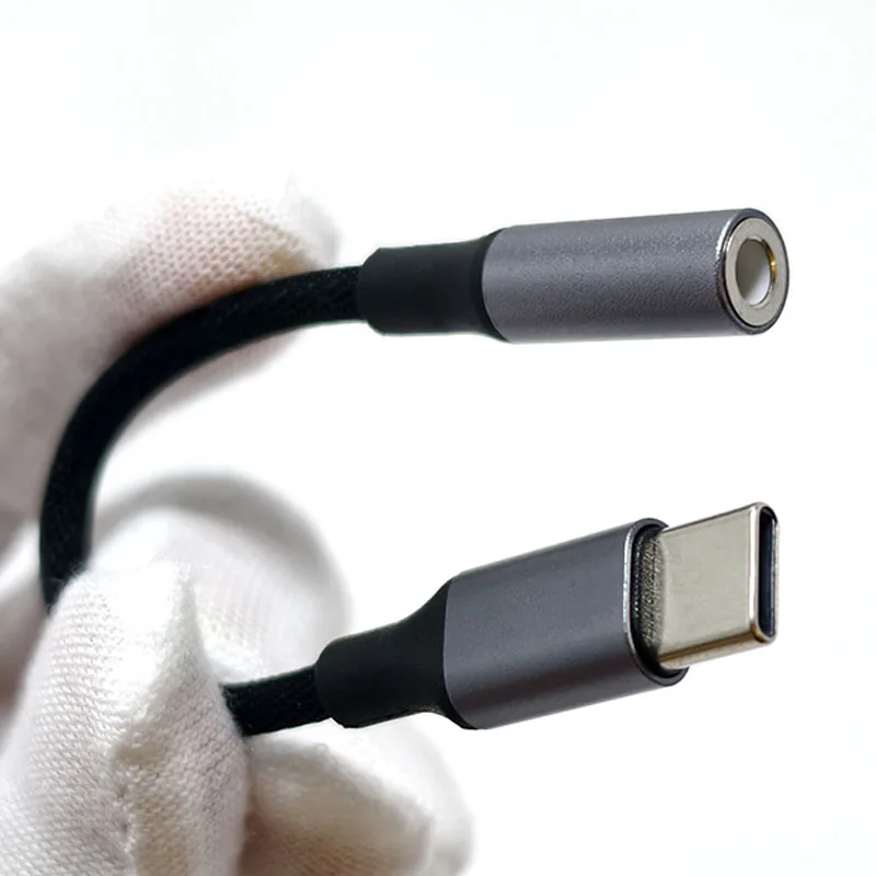1/5/10PCS USB Type C To 3.5 Jack Earphone Adapter USB-C 3 5mm Audio Cable Converter For  Samsung Galaxy Huawei Xiaomi