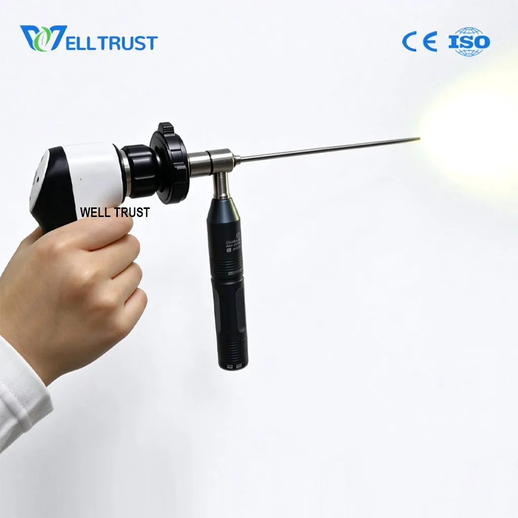 HD 1080P Portable Endoscope Camera Medical Handheld Rigid Endoscopy with LED Light Source USB Output for ENT Veterinary