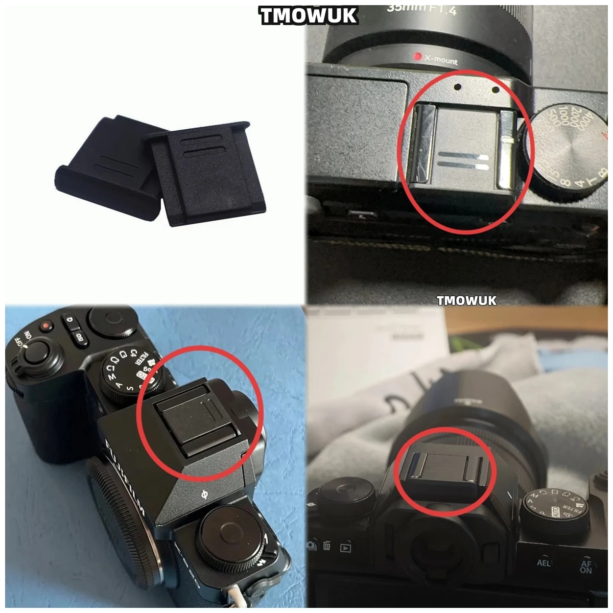 

For Fujifilm X100VI X-A1 X-A2 X-T100 X-S10 XA5 GFX100 GFX ETERNA Hot Shoe Cover Camera Accessories Cap Protector