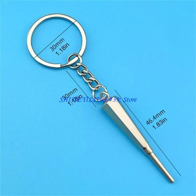 E21F Stylish Tooth Keychain With Realistic Designs for Dental Practitioners
