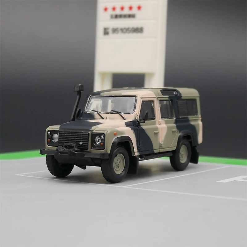 

Литой под давлением масштаб 1:64 Land Rover Defender 110, имитация сплава, модель автомобиля, статический дисплей, Коллекционная игрушка, подарок, сувенир, украшение