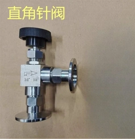 KF16/KF25/KF40/KF50 Needle Valve Vacuum Valve Quick Release Globe Stainless Steel