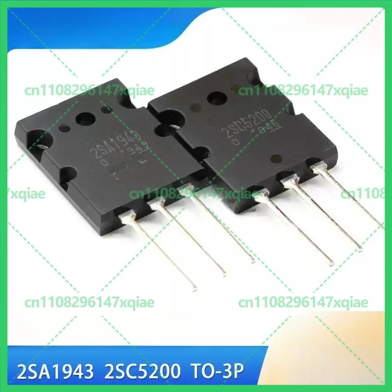 10 Pairs large chip 2SA1943 2SC5200 A1943 C5200 TO-3P power amplifier pair tube