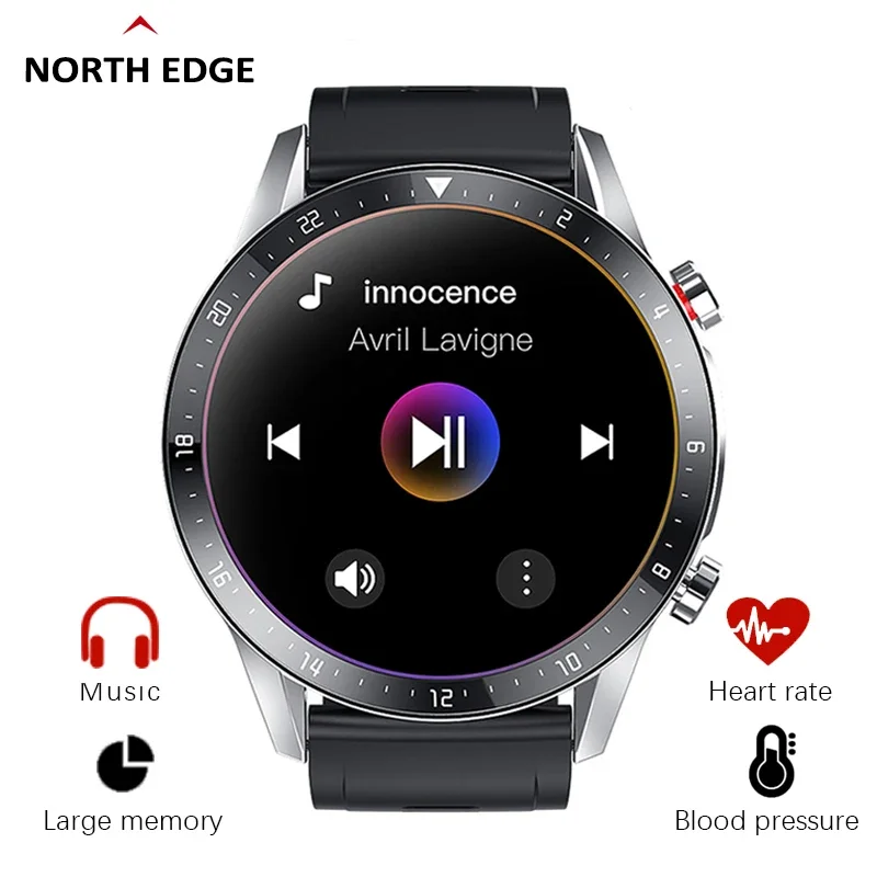 

Smart watch men and women store music watch dial/call phone bluetooth compatible earphone heart rate blood pressure smart watch